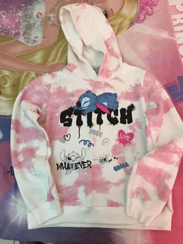 Moletom flanelado do stitch