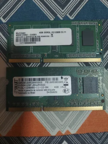 2 memória RAM ddr3 4gb 1600mhz