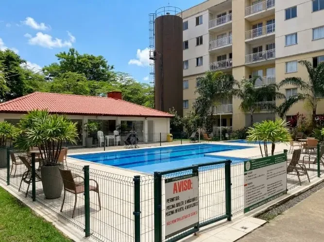 Cond. Vivendas do Rio Negro, Apartamento 76m², 3 Quartos, Elevador, Segurança, Área-Lazer.