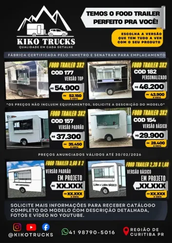 TRAILERS NOVOS SOB ENCOMENDA KIKO TRUCKS 