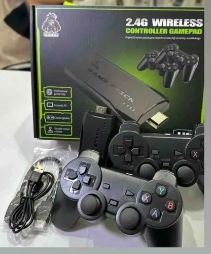 ? Game Stick 4K + 2 Controles Sem Fio | Mais de 10 Mil Jogos