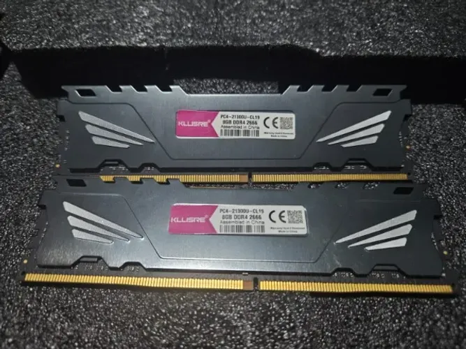 Kit RAM Kllisre 16GB (2x8GB) DDR4 2666MHz CL19 Desktop