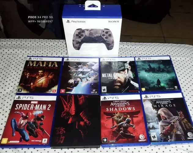 Vendo e Troco Jogos de PS5 e Controle de PS5 (Leia o Anúncio)
