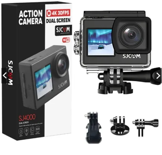 SJCAM Sj4000 Câmera De Ação Esportiva De Tela Dupla 4k Original