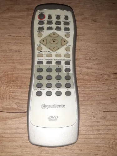 Controle remoto DVD GRADIENTE 