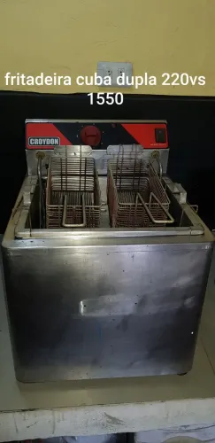 Fritadeira cuba dupla 220vs