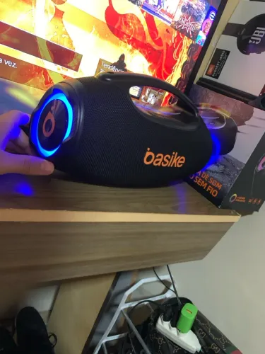 Caixa de som bombox 
