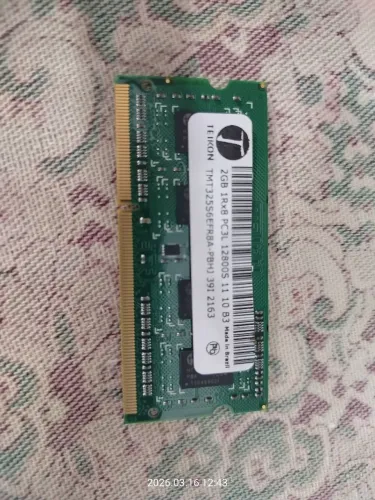 Memória ram de notebook 2 GB DDR3