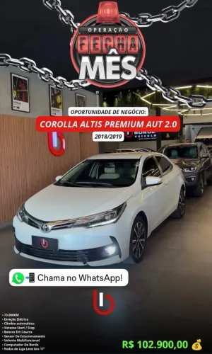 Toyota Corolla Altis 2.0 Flex 16V Aut. 2019