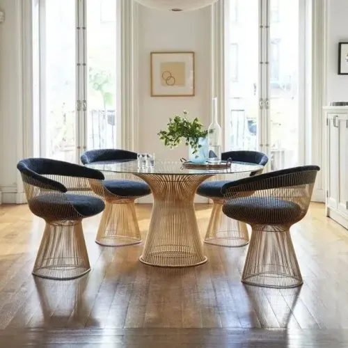Mesa de Jantar Diâmetro 160m vidro temperado 12mm 