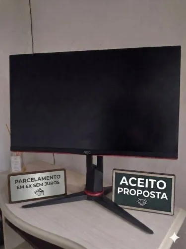 Monitor Gamer AOC 24 144hz Impecável