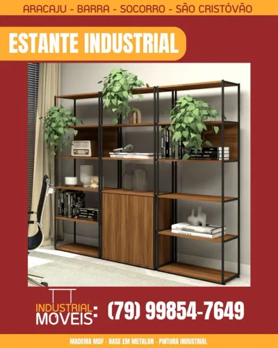 Estante Industrial - organização de casa