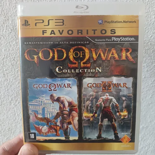 Jogo God of war collection favoritos para Playstation 3