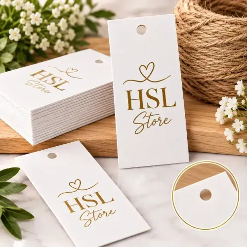 Tags personalizadas para roupas e bijuterias .1000 unidades