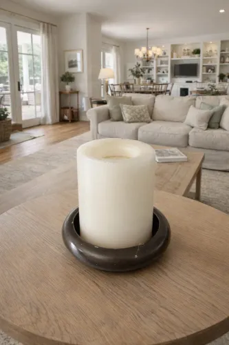 Vela eletrônica decorativa