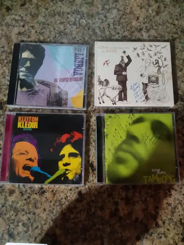 Lotecom 4 cds Nei Lisboa Vitor Ramil Kleiton e Kledir