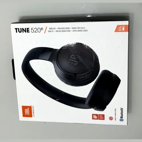 Fone de Ouvido JBL Tune 520BT Bluetooth Preto - Novo Lacrado