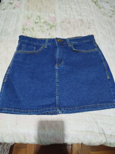 Saia jeans tamanho 40