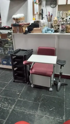 Cadeira manicure +organizador