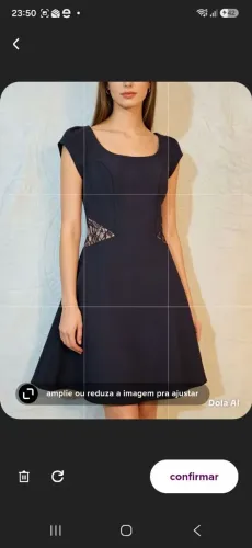 Vestido de Festa Prefo c/ Renda