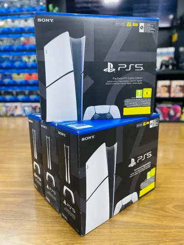 PS5 SLIM DIGITAL 825GB NOVO LACRADO ACEITAMOS TROCA