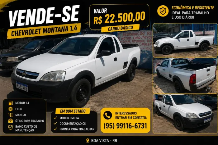 Chevrolet Montana 1.4 8V Conquest Econoflex 2P 2010