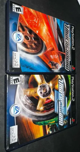 Need for speed underground 1 e 2 ps2 original CIB