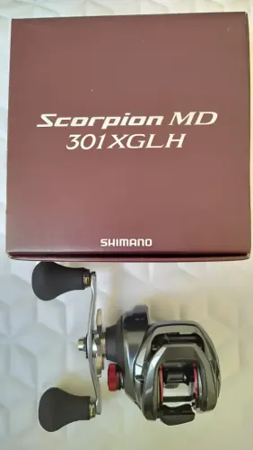 Carretilha Shimano 24 Scorpion Md 301xglh / NOVA