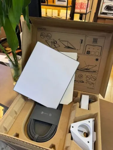 Antena Starlink Mini Portatil SpaceX LACRADO LOJA FISICA SETOR COIMBRA NOVO