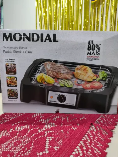 Churrasqueira elétrica mondial 