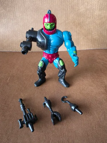 BONECO HE MAN MANDÍBULA ESTRELA COM ACESSORIOS ANOS 80