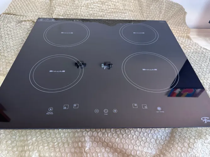 FISCHER COOKTOP DE INDUÇÃO 4 BOCAS MESA VITROCERÂMICA PRETO 220V - 25943-56251