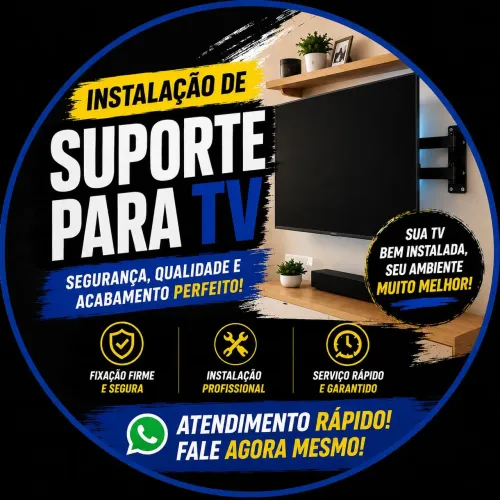 Instalação de suporte para Tv