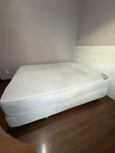 Cama Queen colchão Quality Nipponflex magnético alto massagem 