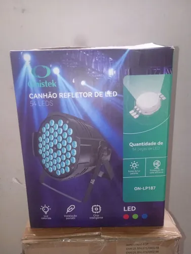 Canhao refletor 50 led 4 em 1