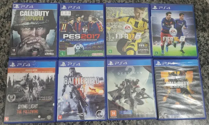 Lote de Jogos PS4 e PS5 