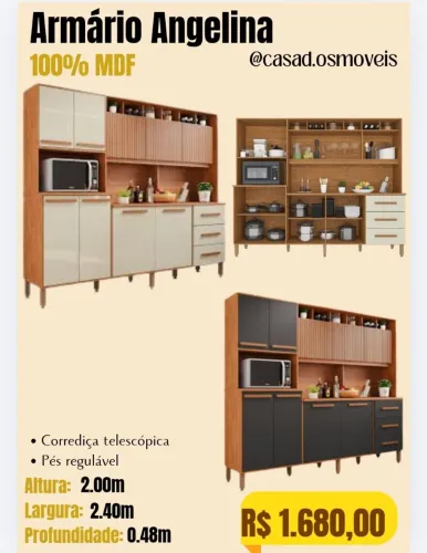 Armário Angelina 100% MDF
