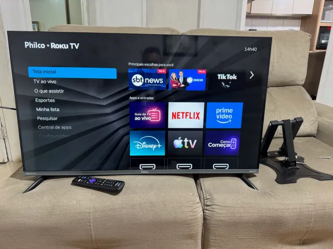 Smart TV 40? Philco LED Roku PTV40M9GR. R$: 950,00. 