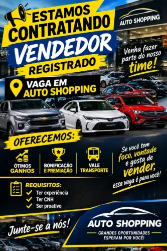 VAGA PARA CONSULTOR DE VENDAS