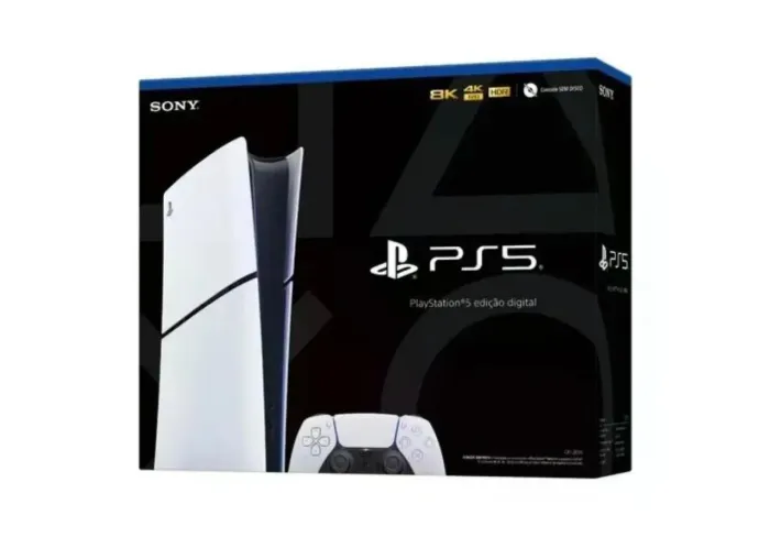 Ps5 midia Digital Slim 825gb modelo CFI-2114 Novo Lacrado