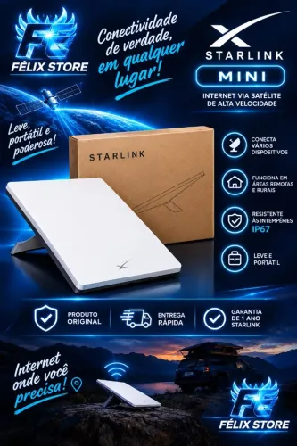 Equipamento Starlink Mini Compacto Com Entrega Rápida