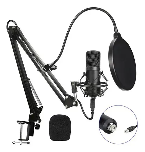 Microfone gamer profissional de mesa 