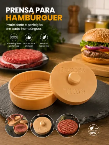 Prensa para Hamburguer Artesanal