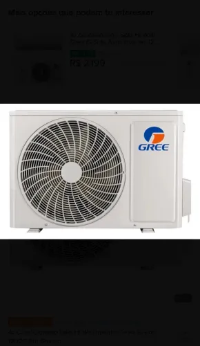 Ar Condicionado GREE 18 Mil btus