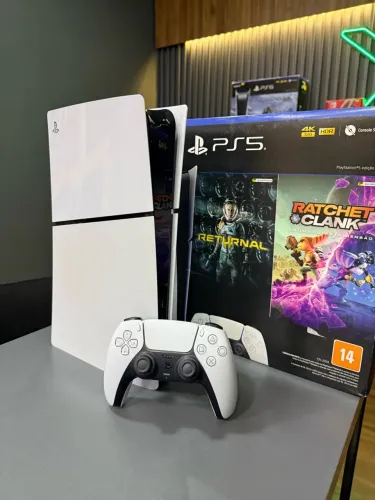 PlayStation 5 slim sem detalhes e garantia / venha para melhor loja 
