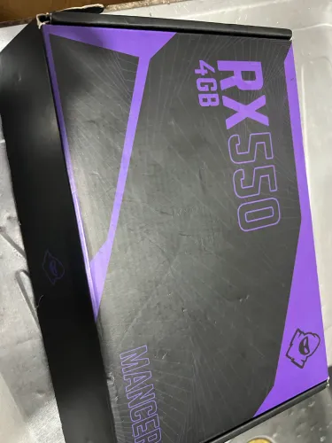 Vendo Placa de vídeo Rx 550 4gb na caixa