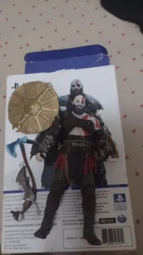 Kratos God Of War Ragnarok Spin Master Original Usado e vem com caixa e os acessórios