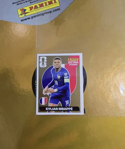 Figurinha legend do mbappe ouro 2026