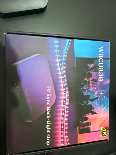 fita de LED com sincronização via HDMI Wacuaao TV Sync Back-Light strip (4K UHD)