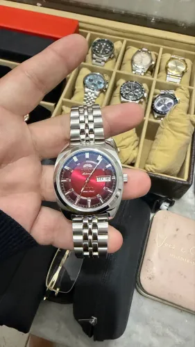 Relógio Orient Masculino Heritage Automático 3 Estrelas